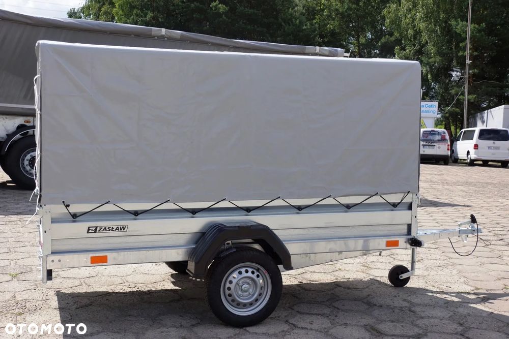Zaslaw 1 oś, przyczepa towarowa MOCNA I SOLDNA DMC 750 KG - 29