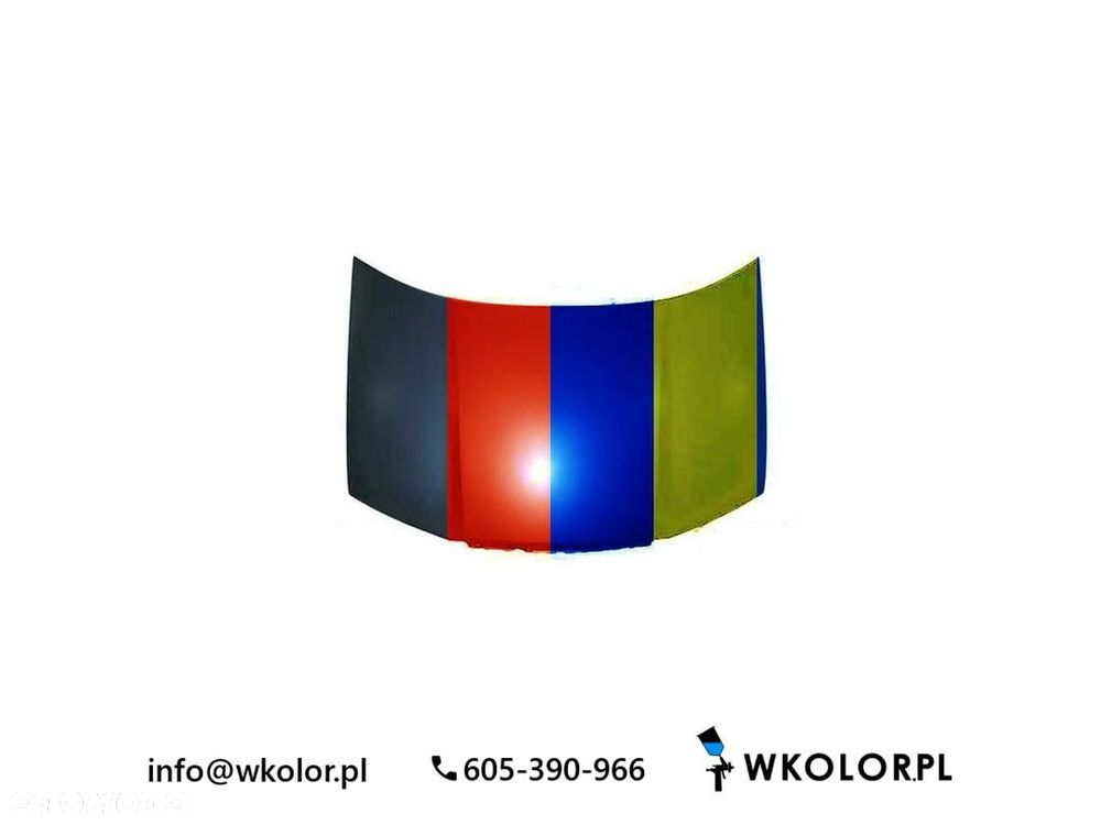 NOWA POKRYWA SILNIKA SKODA FABIA I 2000-2007 LAKIEROWANA W KOLOR - 1