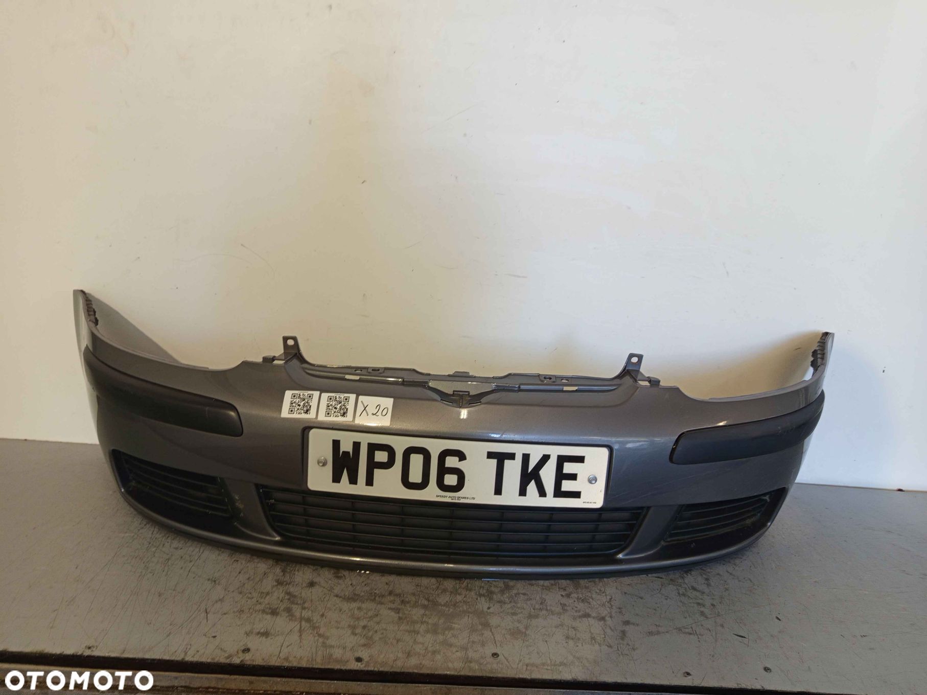 + ZDERZAK PRZÓD PRZEDNI DO VOLKSWAGEN GOLF 5 V LA7T SZARY HB - 1