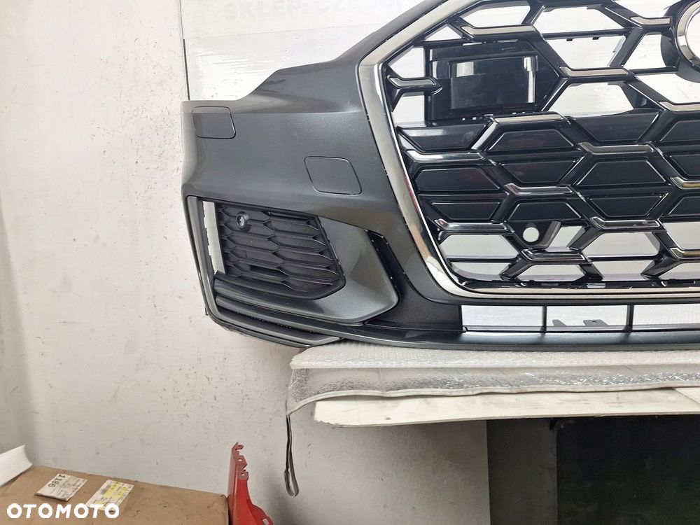 ZDERZAK AUDI A6 C8 4K 4K0 CHROM EDITION 2018-2025 GRILL ATRAPA LIFT S-LINE - 3