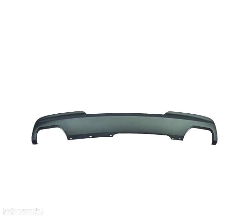 DIFUSOR TRASEIRO BMW F10 F11 LOOK M DUPLA SAIDA - 1