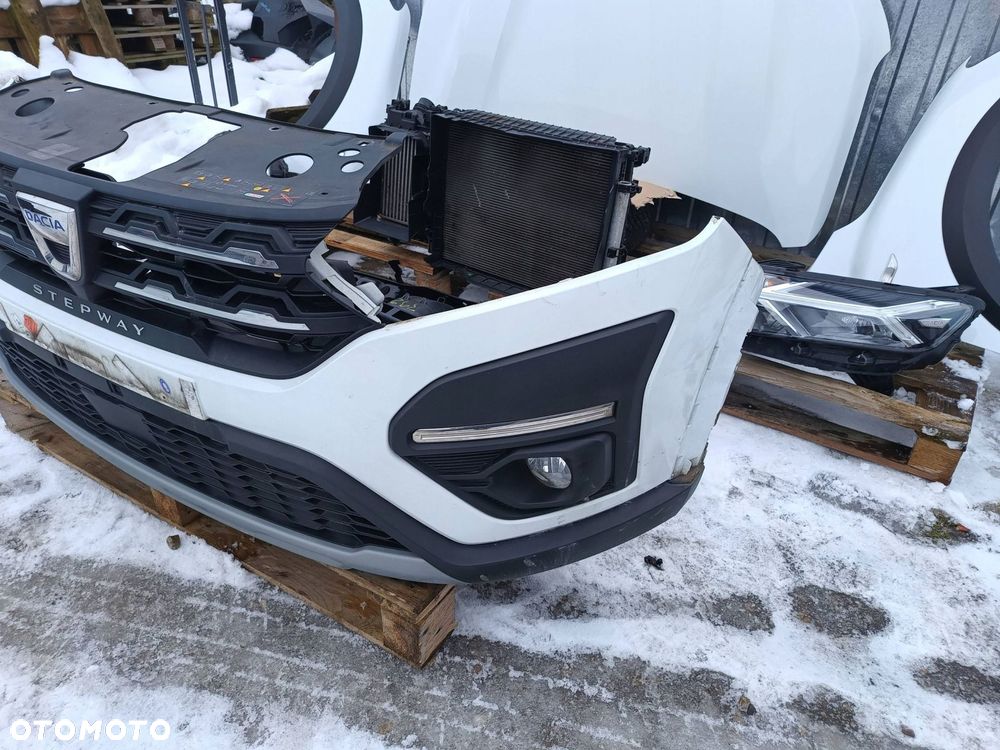 dacia sandero stepway iii 21r- maska zderzak błotniki chłodnice komplet 369 - 2