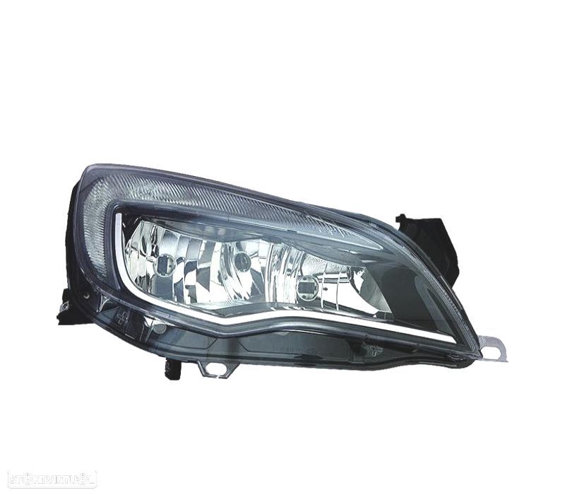 FAROL DIR OPEL ASTRA J 5P 10-15 4P 12- COM LUZ DIURNA - 1