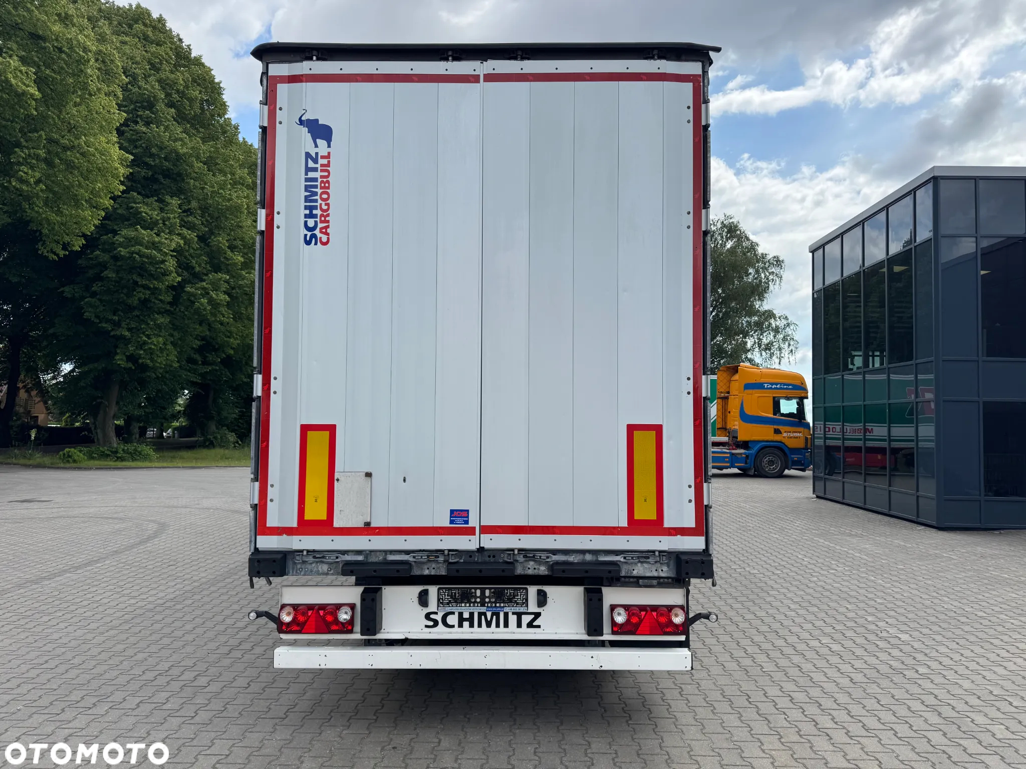 Schmitz Cargobull Firanka, Kosz na PALETY, oś podnoszona!! - 2