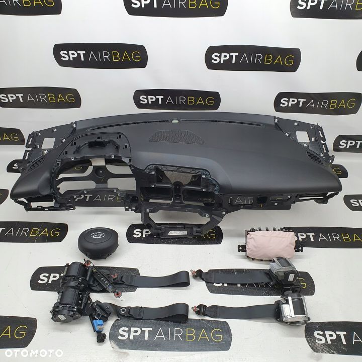 HUYNDAI III i20 DESKA ROZDZIELCZA KONSOLA KOKPIT PULPIT PODUSZKI AIRBAG AIR BAG PASY KIT SET - 1