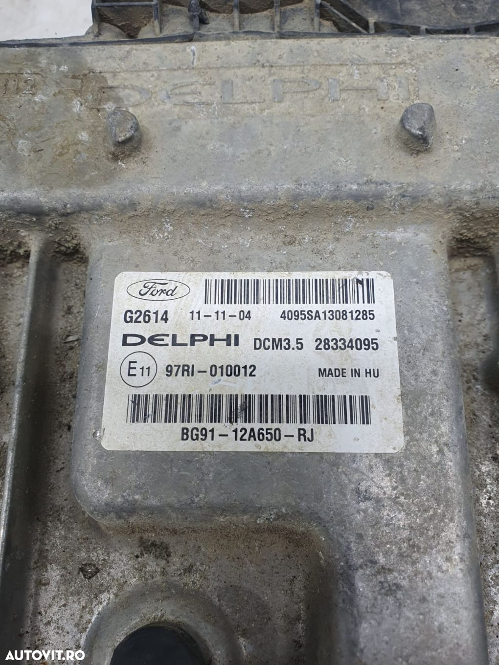 Calculator motor ecu 2.0 tdci qxwa bg91-12a650-rj Ford Mondeo MK4  [d - 3