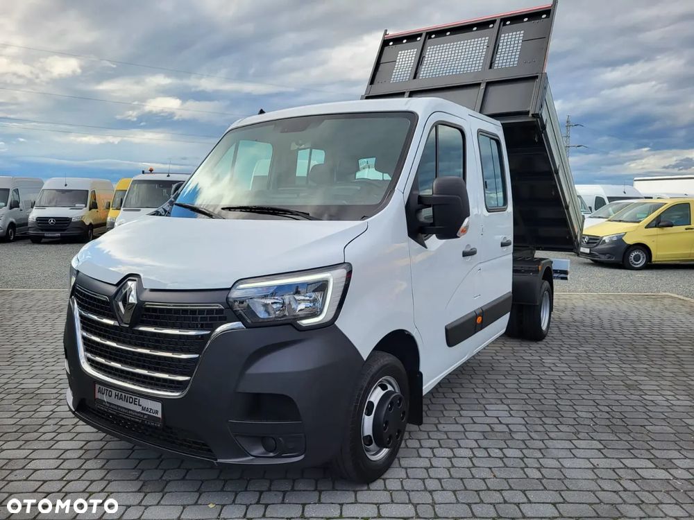 Renault MASTER -DOKA 6 OSÓB- WYWROTKA - 15 tys km-BLIŻNIAK-HAK 3500 kg NOWY