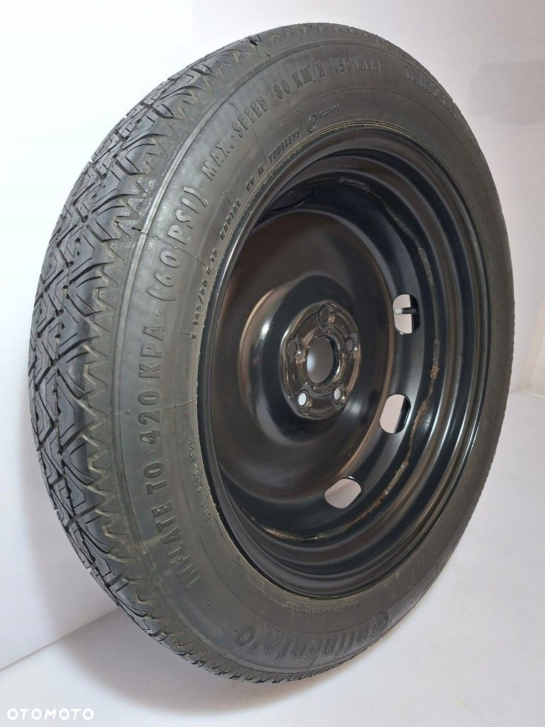 VW TIGUAN 5N 2015r. KOŁO DOJAZDOWE 14580 R18 4Jx18 5N0601027E SUPER STAN - 13