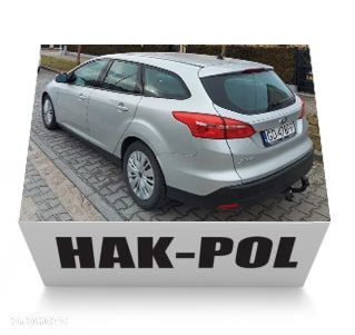 FORD FOCUS MK3 3 III KOMBI ST POLSKI NOWY HAK HOLOWNICZY + MODUŁ + WIĄZKA + GNIAZDO 13PIN - 7