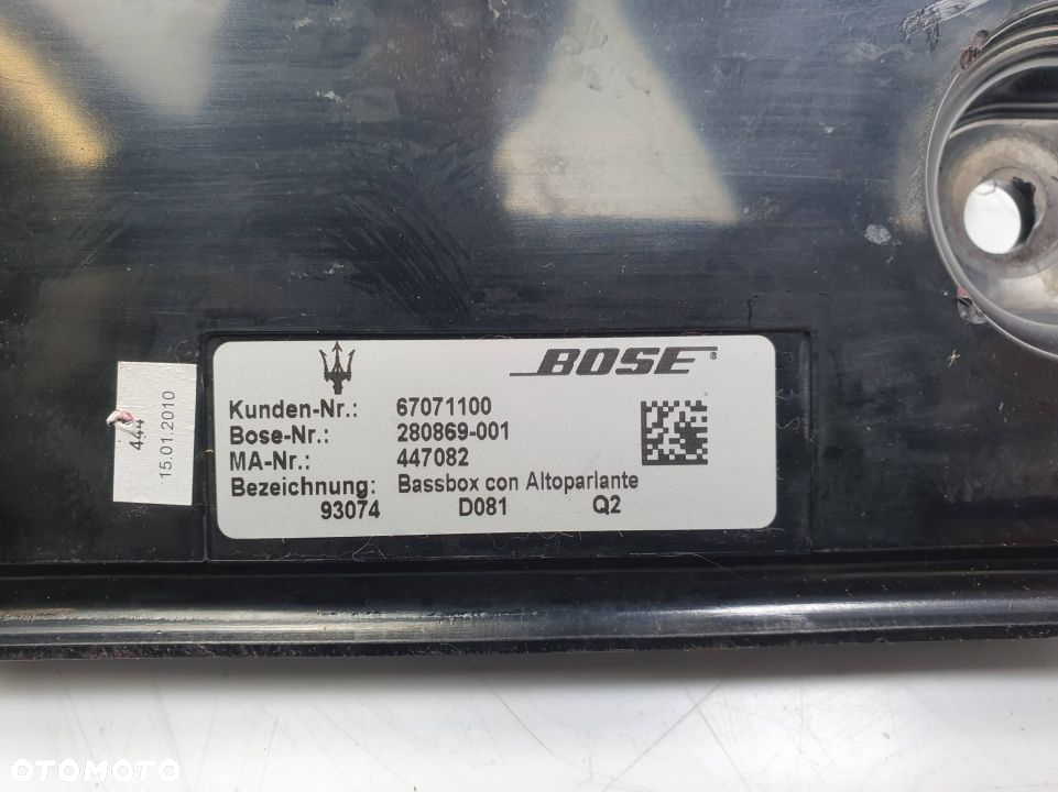 GŁOŚNIKI ZESTAW MASERATI QUATTROPORTE S BOSE ZESTAW - 2