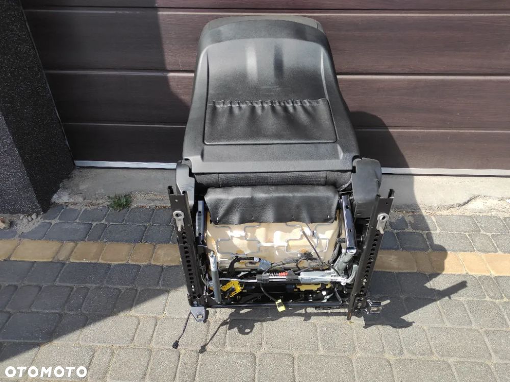 BMW E60 E61 LCI Lifting Fotel pasażera prawy Welur - 8