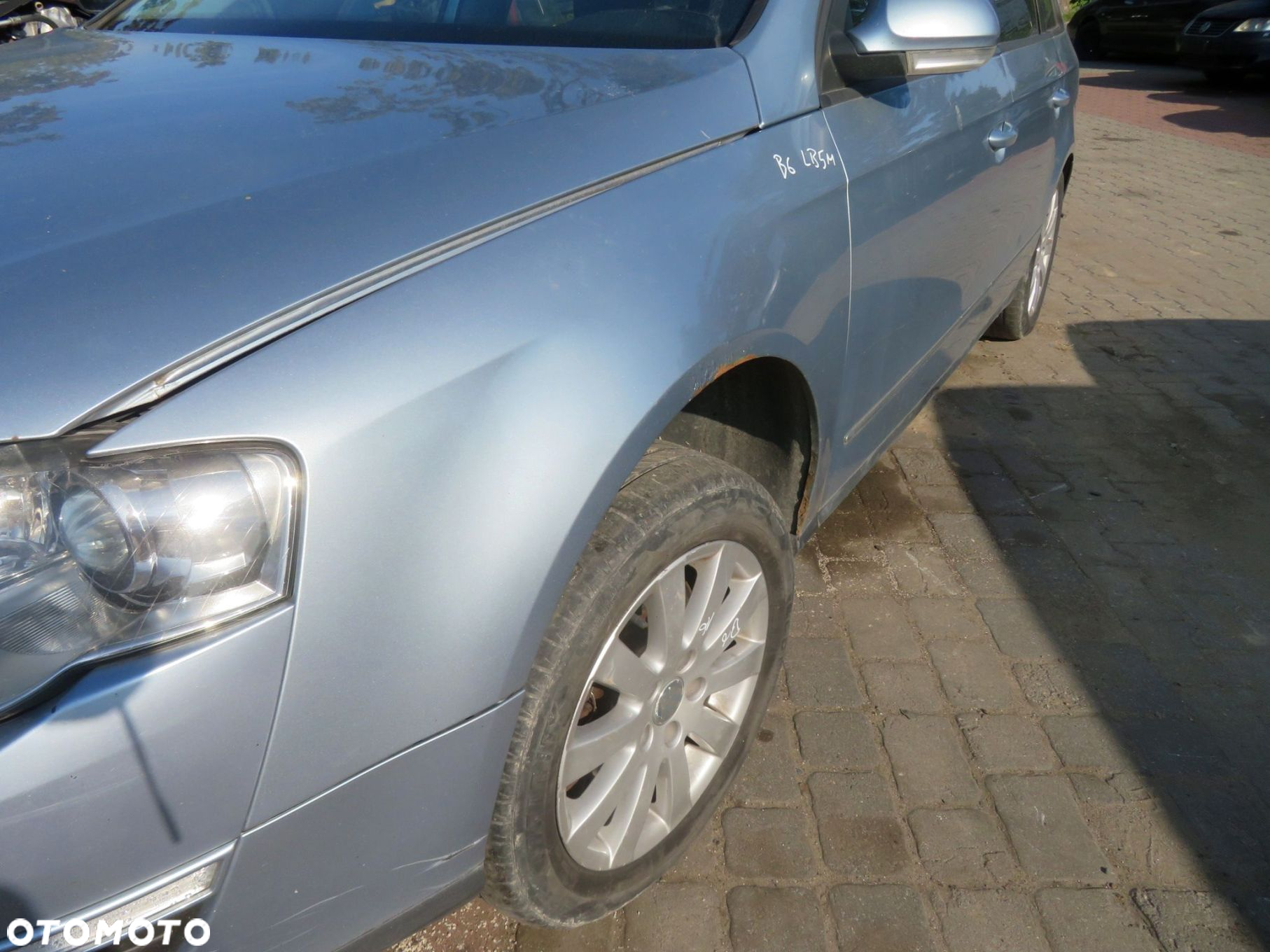 MASKA ZDERZAK BŁOTNIKI LAMPY PASSAT B6 LB5M  VOLKSWAGEN 2005-2010 SREBRNY PRZÓD KOMPLETNY - 6