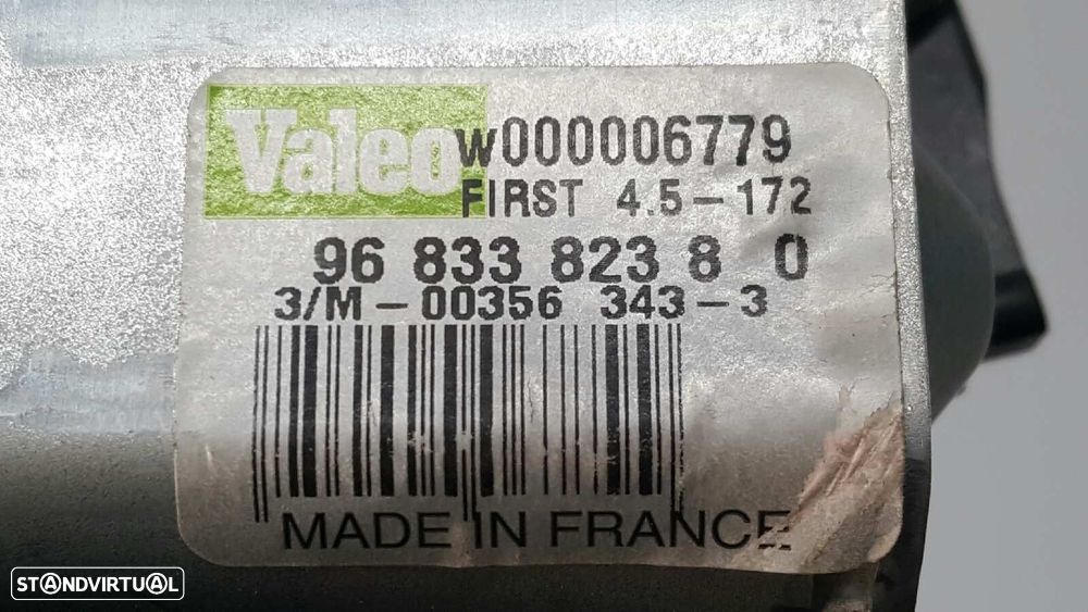 MOTOR LIMPA-VIDROS TRASEIRO CITROEN C3 EXCLUSIVE - 6