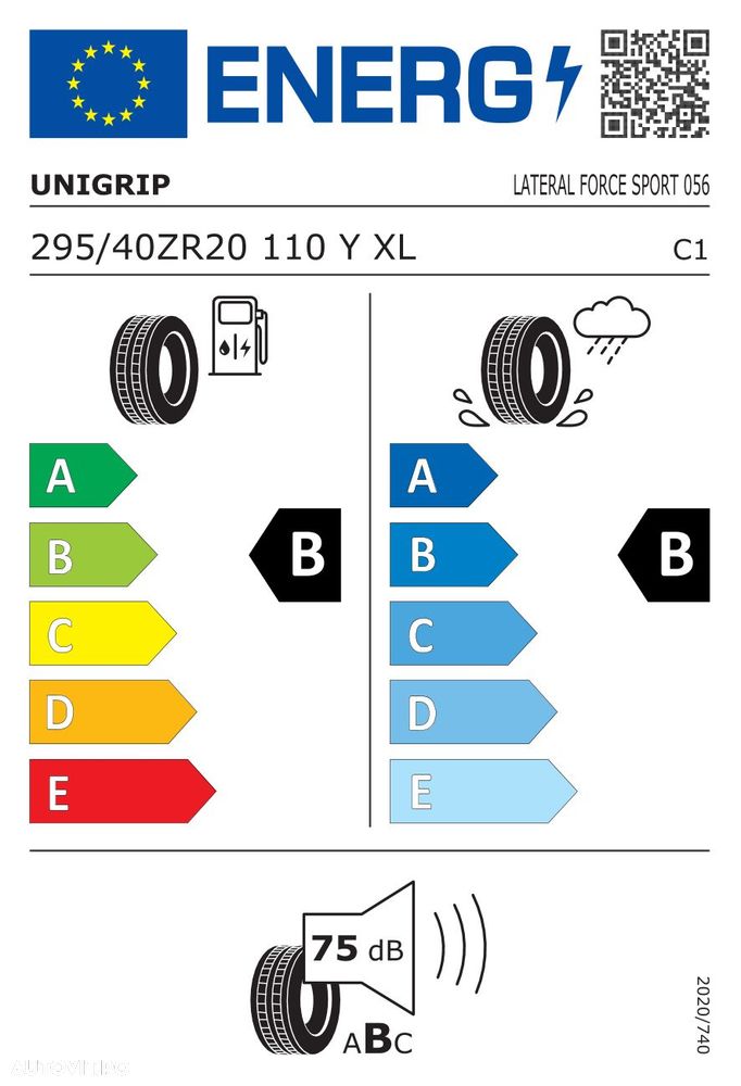 295/40 R20 110Y XL UNIGRIP (Gripmax) Anvelope noi vara protectie janta - 3
