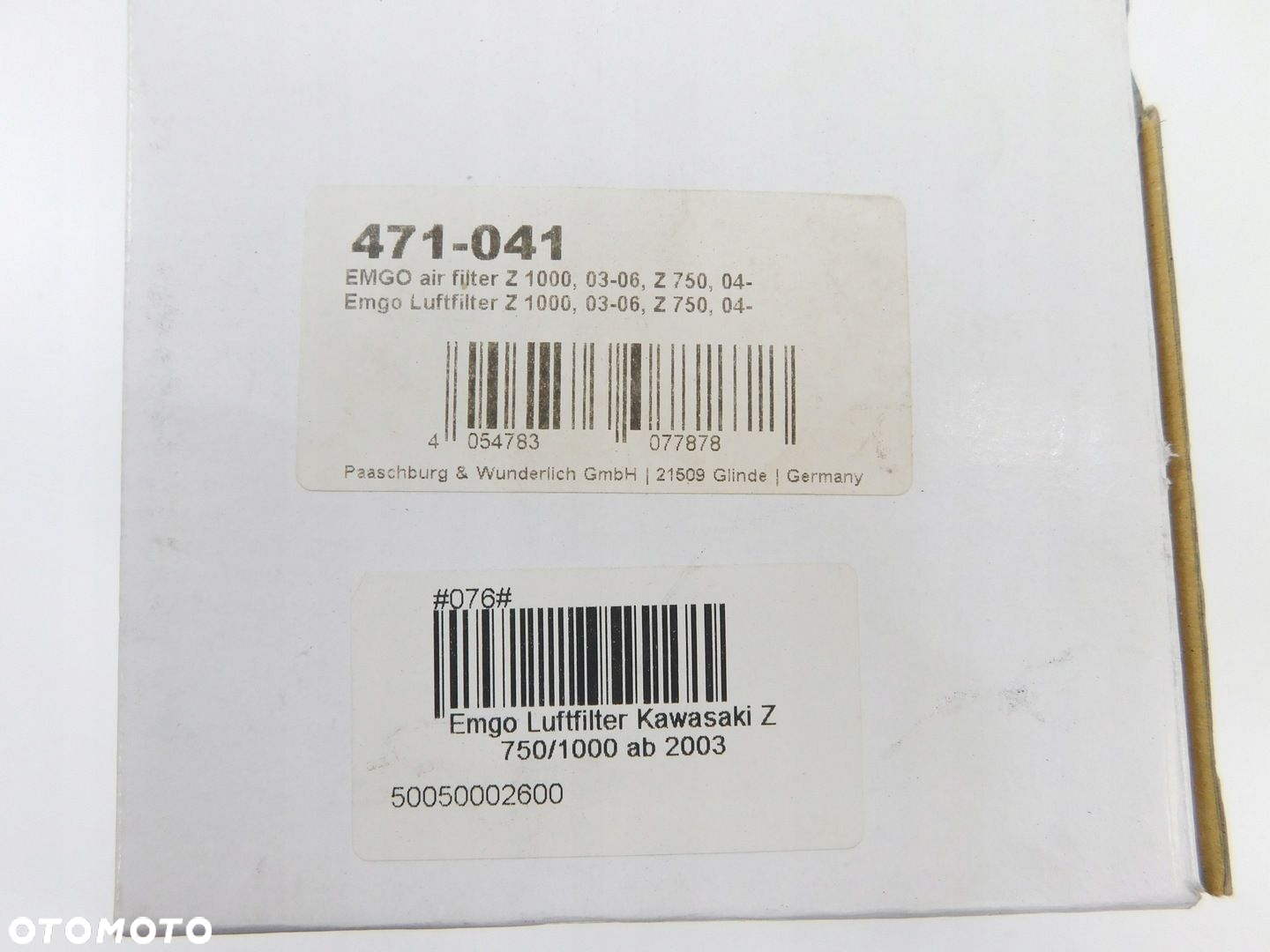 KAWASAKI Z1000 03-06 FILTR POWIETRZA KN - 7