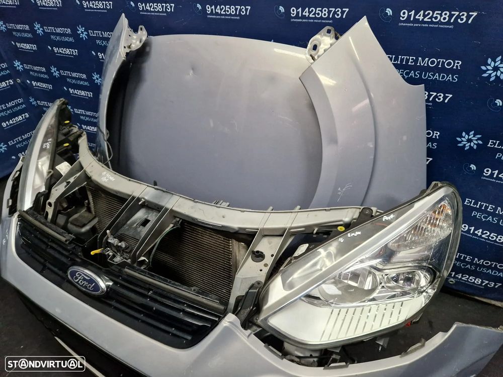 Frente completa usada FORD S-MAX 2.0 TDCI RESTYLE 2011 capot parachoques oticas guardalamas - 5