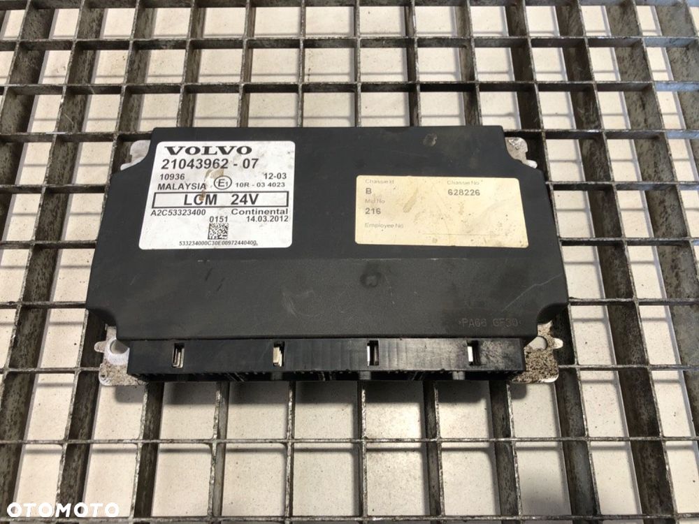 MODUŁ ŚWIATEŁ  VOLVO FH 2005 - 2022 460 21043962 - 1