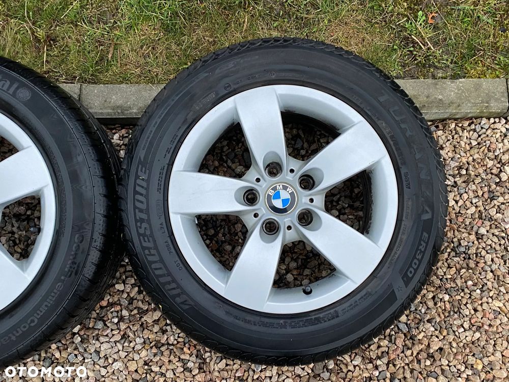 BMW Alufelgi 16 5x120 7Jx16H2 z oponami 225/55/16 Bridgestone Turanza ER300 - 8