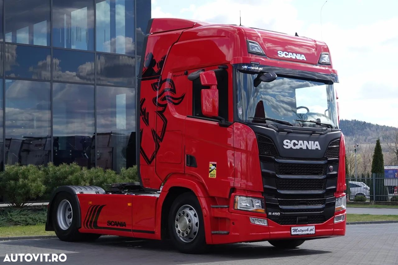 Scania R 450 / RETARDER / ANVELOPE 100% / DUPA CONTRACTUL DE SERVICE - 1