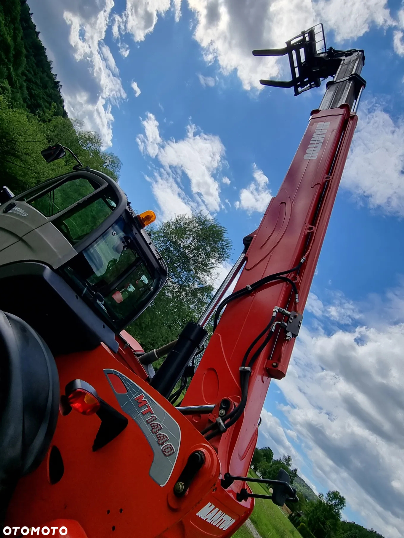 Manitou Ładowarka teleskopowa MT1440 JakNowa 2015r z Norwegii niski przebieg 3100 mtg Oryginał 14 metrów PERKINS SILNIK - 15