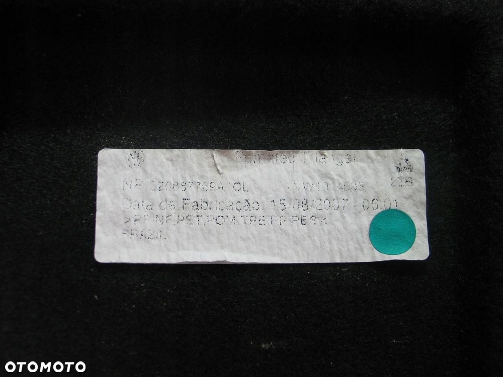 polka bagaznika vw fox 5Z0867769A oryginal - 10