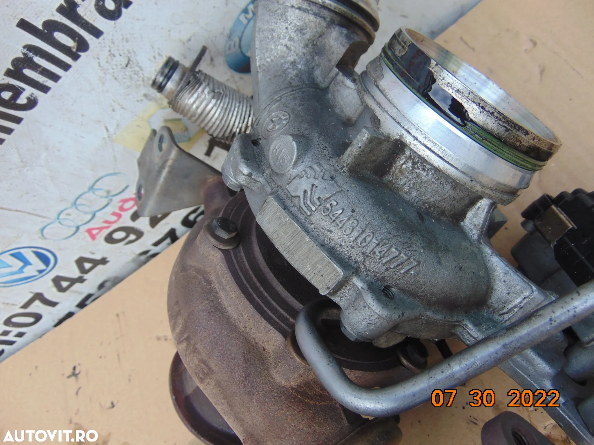 Turbina BMW 2.0 b47 f30 f20 f31 f32 f33 f34 f21 f22 f23 x1 x2 x3 x4 f48 f80 mini f45 f10 f11 euro 6 - 7