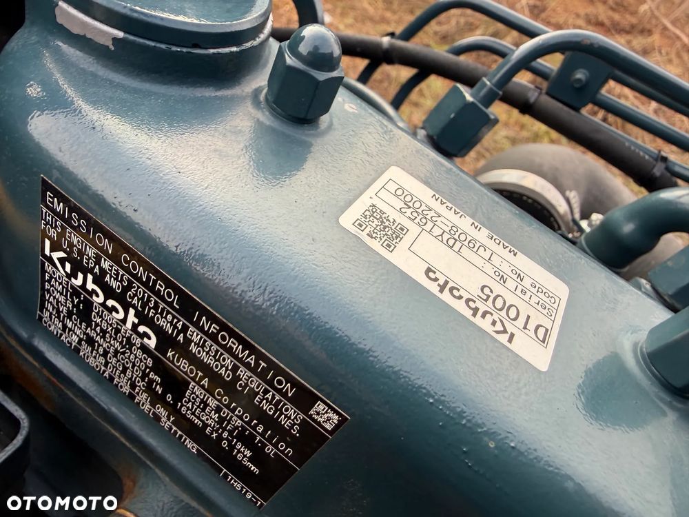 Bomag BMP 8500 Walec Łamany Okołkowany 1,6 tony Sterowany z Pilota radiowo zdalnie lub na Kabel! Silnik Kubota 3cyl. Jak Nowy Sprowadzony z Norwegii 2016r Do wykopów. Grubość kołków jak w Nowym walcu z salonu! Stan PERFEKT w Pełnym Oryginale! - 9