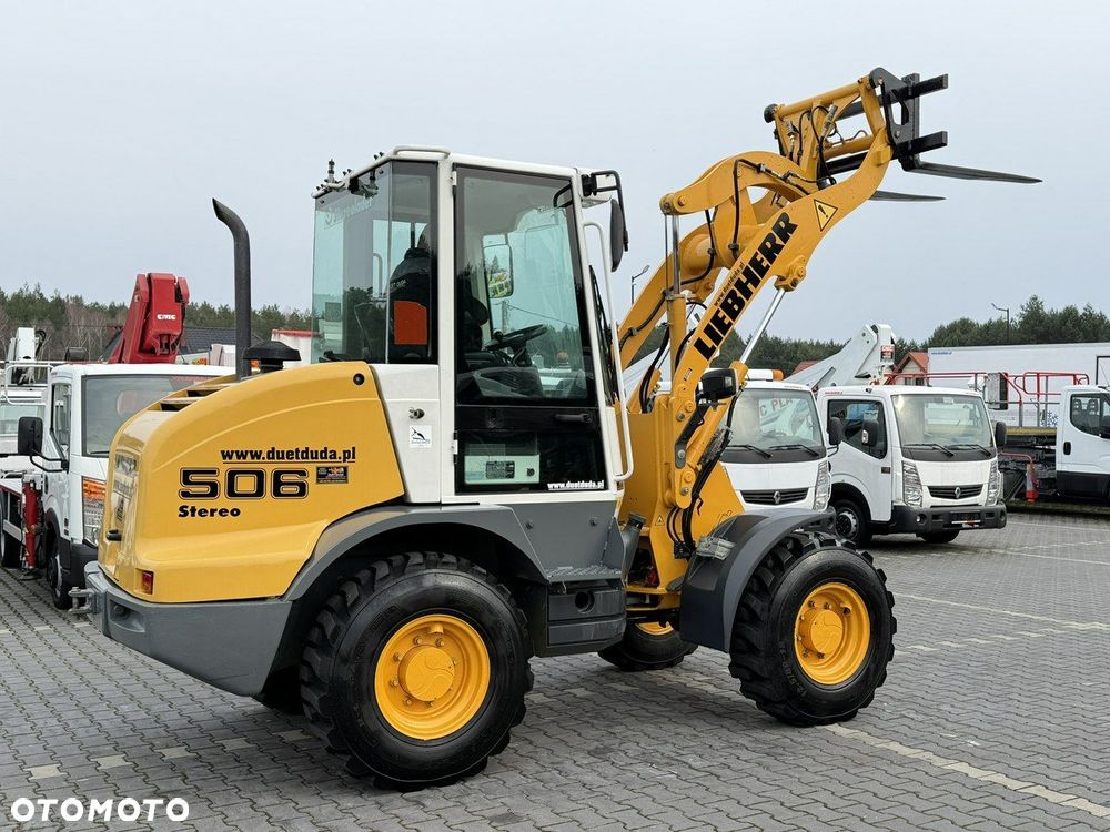 Liebherr L 506 STEREO Szybkozłącze / Łyżka Krokodyl + Widły Waga 6300kg - 12