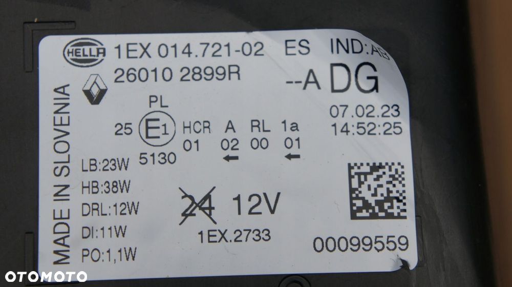 PRZEDNIA LEWA PRAWA LAMPA RENAULT TRAFIC III LIFT IV FULL LED - 10