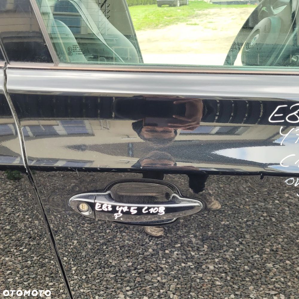 DRZWI PRAWY PRZÓD PRZEDNIE BMW X3 E83 475 BLACKSAPPHIRE ORG LAKIER C109 - 3