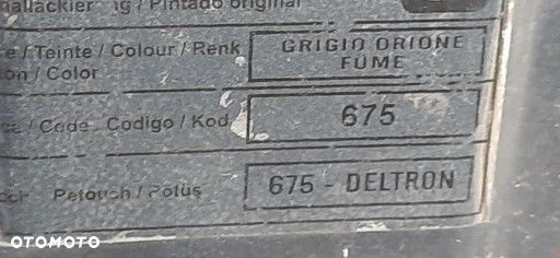 Doblo malibu 5 d Blacharskie Lakier 675  GRIGIO ORIONE FUME błotniki zderzak przód tył drzwi suwane Maska Doblo 1 Malibu Półka roleta Bagażnika - 12