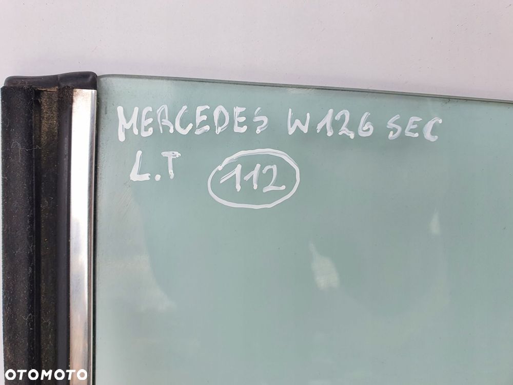 Mercedes W126 C126 SEC COUPE SZYBA LEWY TYŁ TYLNA - 2