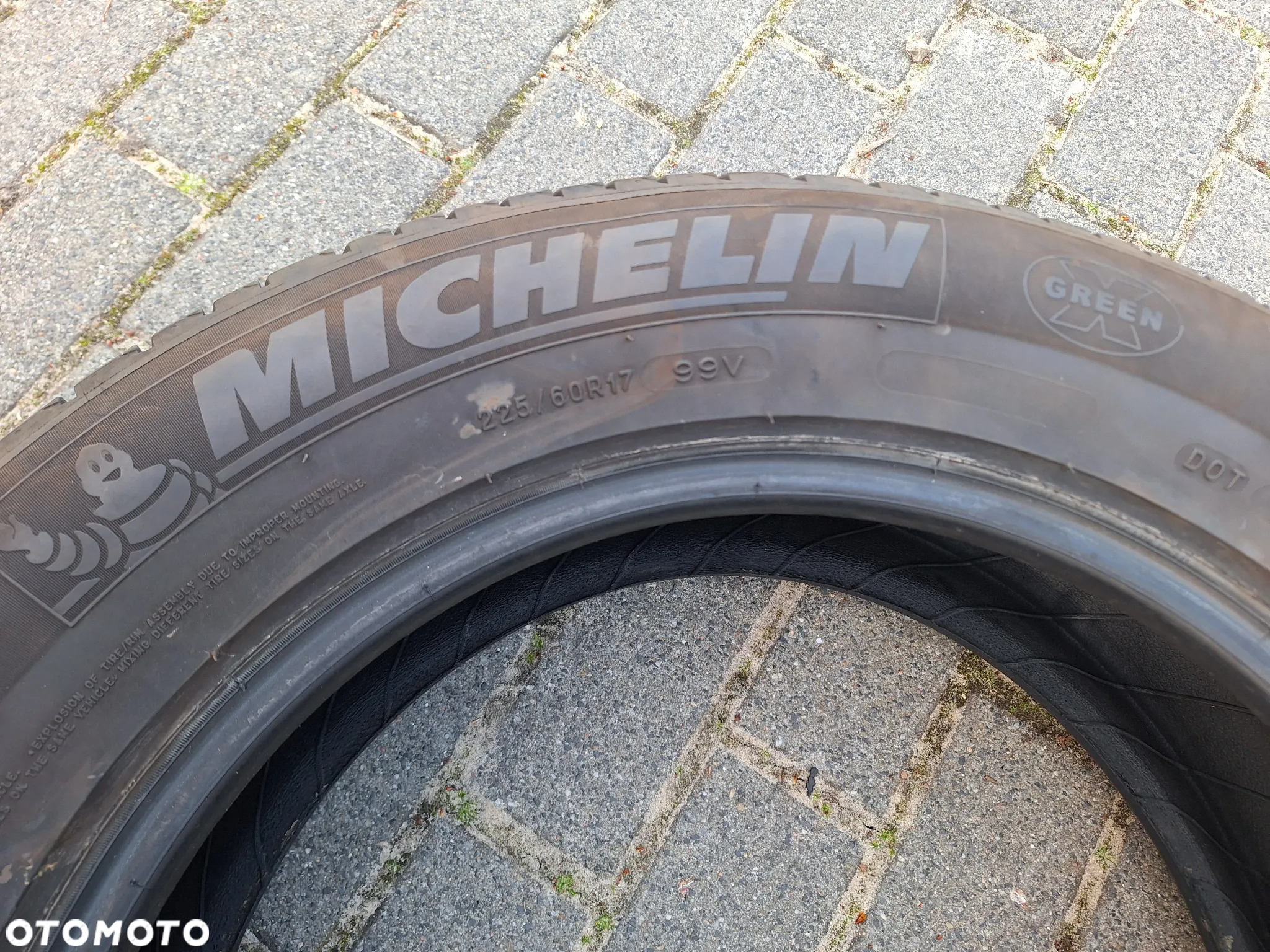 4 szt. opon letnich Michelin primacy 3, rozmiar 225/60/R17, outback - 12