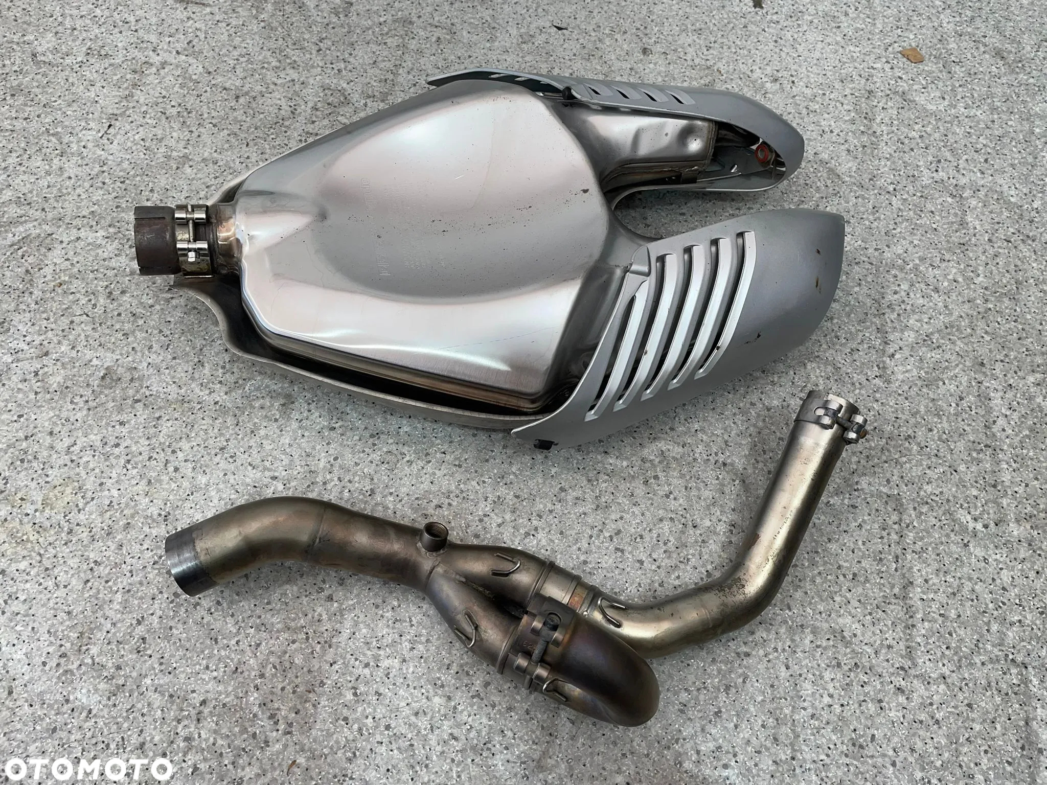 Układ wydechowy, tłumik, wydech, kolektor Aprilia Dorsoduro 750 (nr1162) - 14