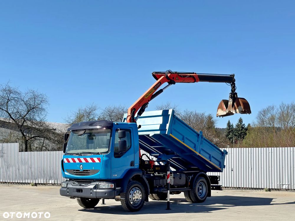 Renault MIDLUM 220 * PALFINGER PK 7501 * STAN BDB - 2