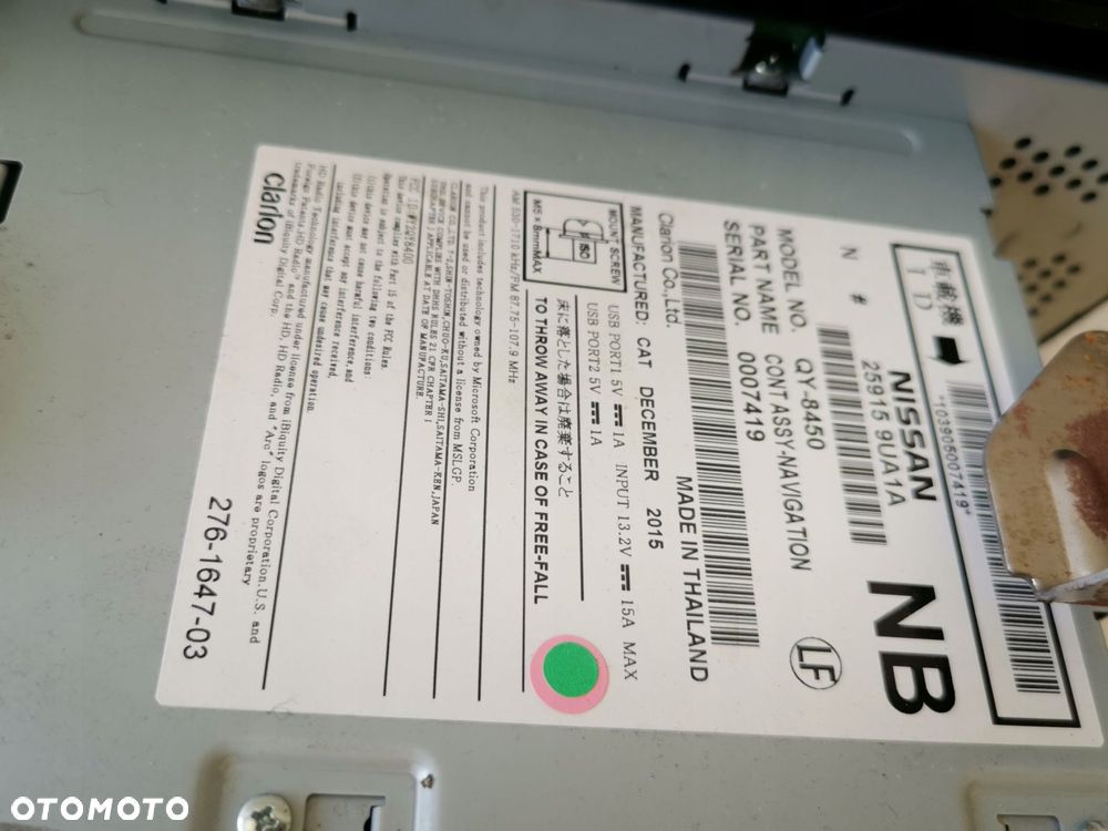 NISSAN MURANO Z52 2015- RADIO NAWIGACJA USA - 7
