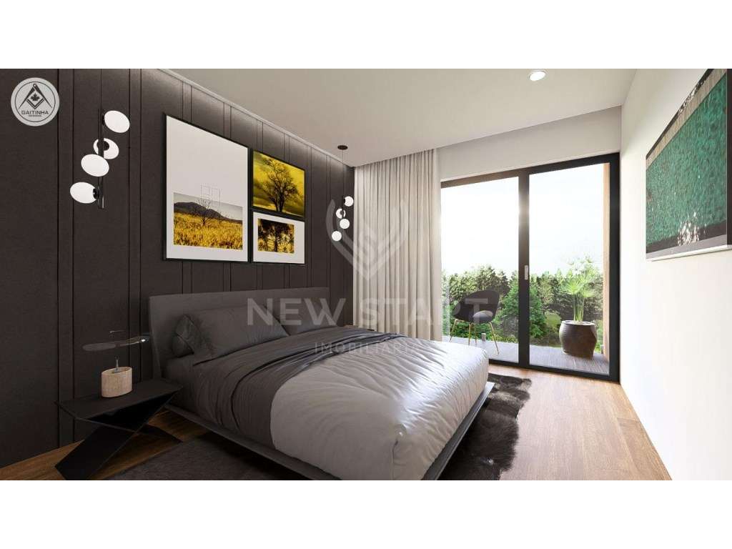 Luxuoso Apartamento T2 com terraço privativo, piscina comum e estac... - Grande imagem: 5/23