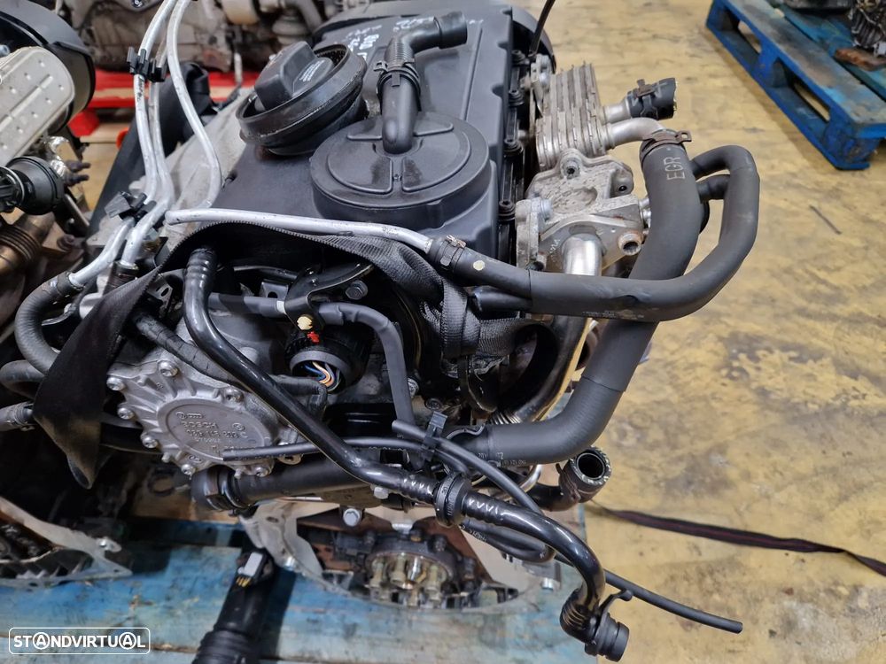 Motor usado BKD SEAT LEON 1P TDI 140CV COLAÇA C AUDI A3 GOLF TOURAN OCTAVIA EOS - 4