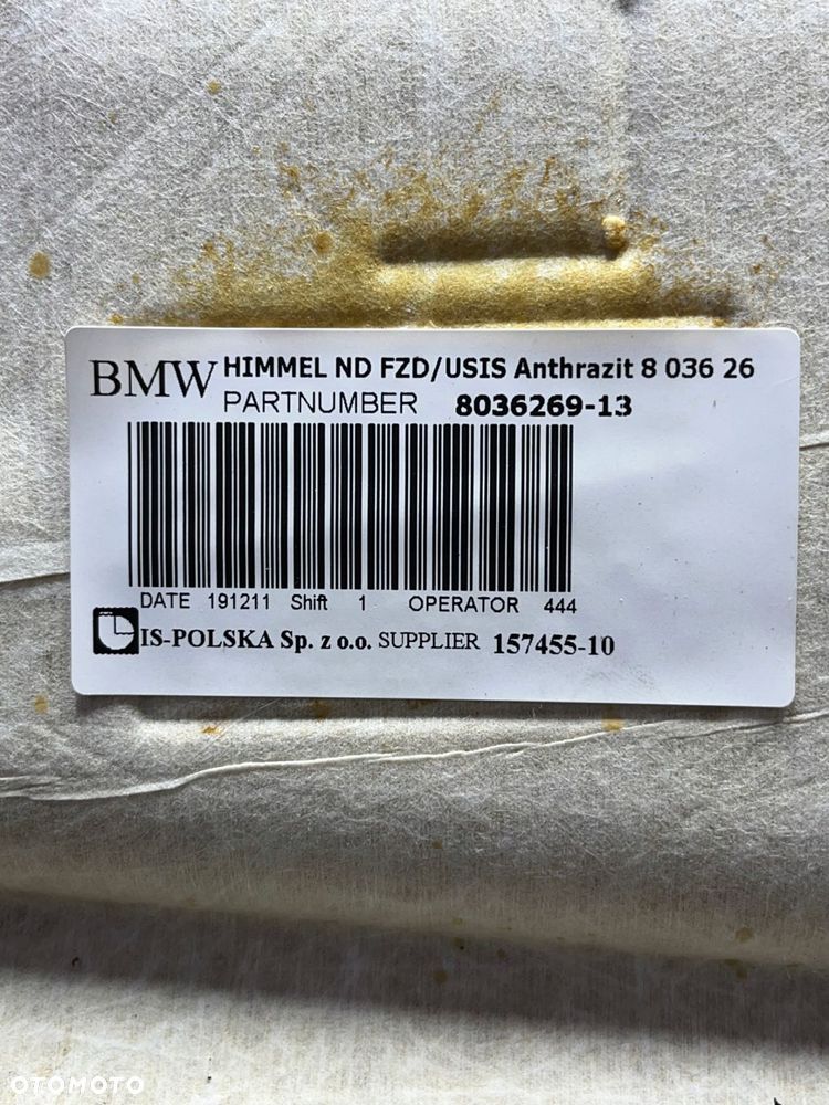 podsufitka czarna mpakiet bmw e91 - 14