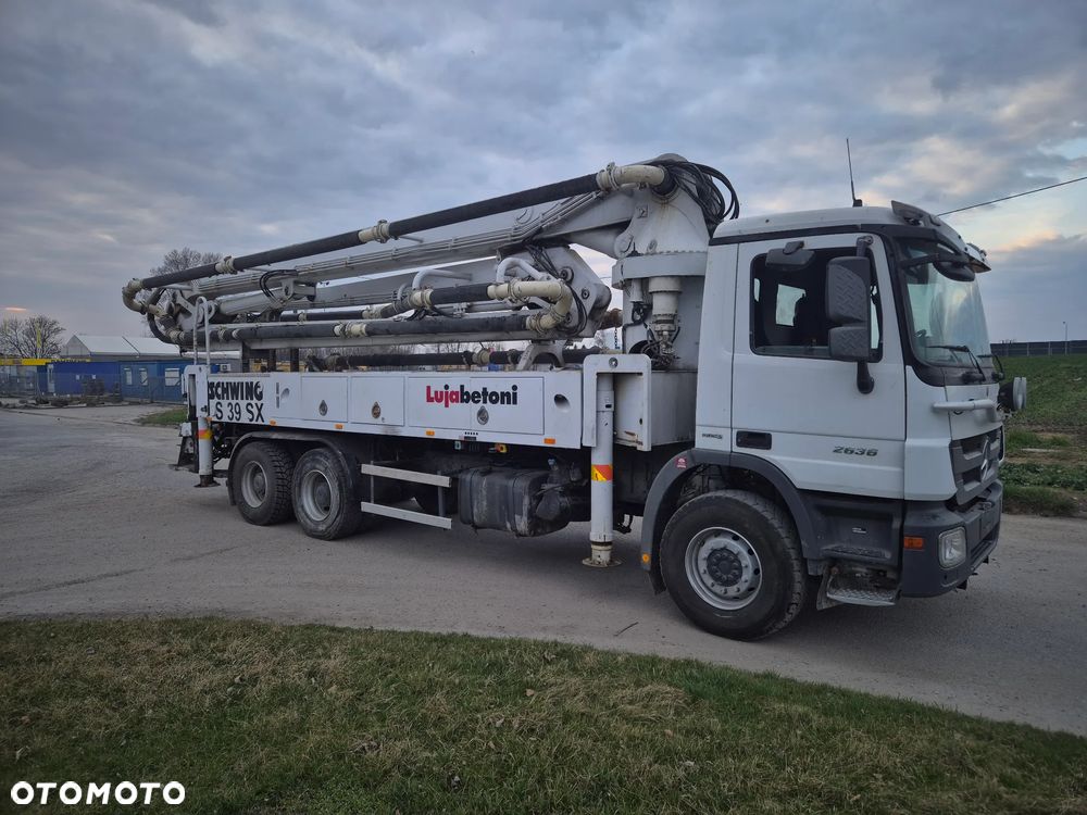 Mercedes-Benz Actros 2636 6x4 mp3 Schwing S39SX , 39m, 150m3/h - 2