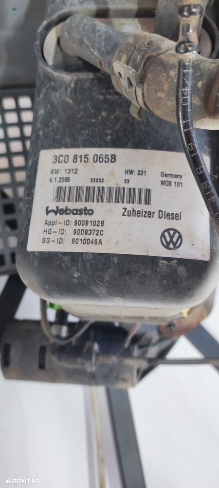 Webasto volkswagen vw passat B6 sedan 2.0 BMP cod 3C0815065B - 9