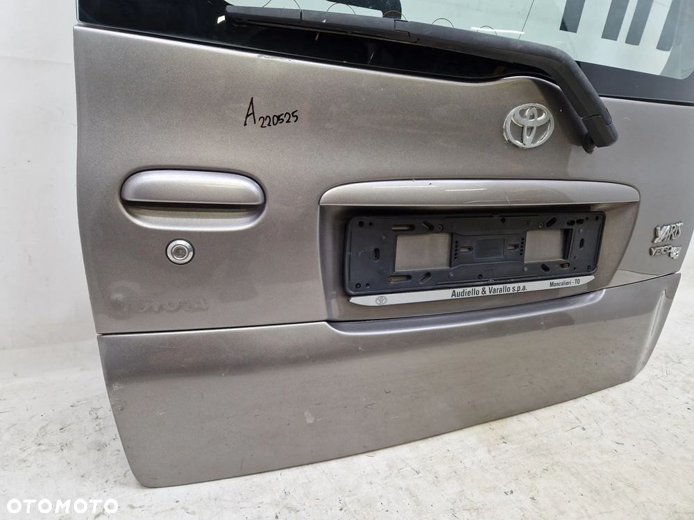 Klapa tył tylna pokrywa bagażnika kompletna bez korozji Toyota Yaris Verso - 6