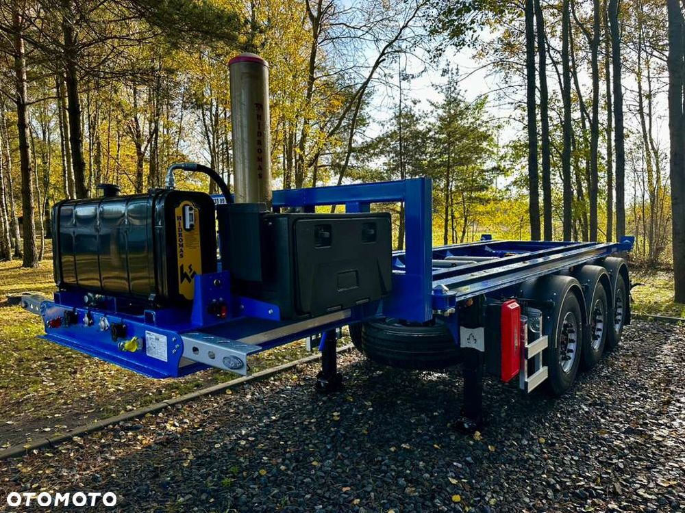 Inny MEGA TRAILERS - naczepa do przewozu kontenerów z wywrotem! z własną hydrauliką wywrotu! - 6