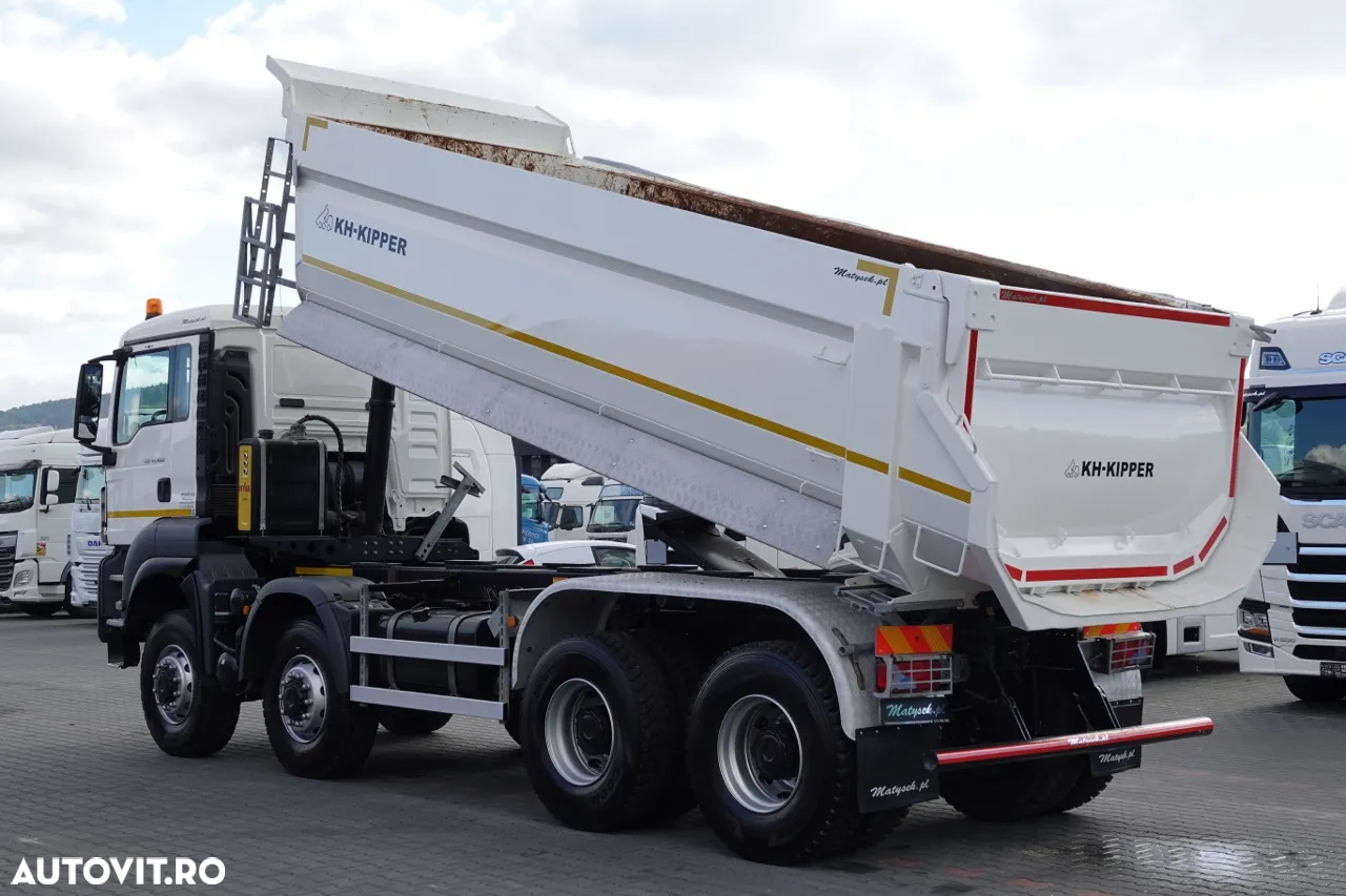MAN TGS 41.460 / 8x8 / REAR TIPPER / MANUAL / KH-KIPPER / EURO 6 / 2019 YEAR - 2
