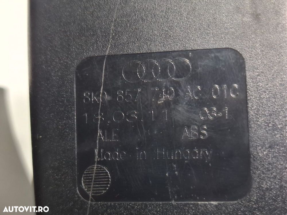 Teaca centura dreapta spate AUDI A4 IV Avant 8K5, B8 2007 - 20152.0 TDI CAGA, CJCA, CMEA, CMFA 8K0857740AC - 2