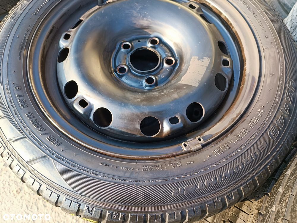 5x100 Felgi Stalowe Stal 15 Koła zimowe zima SKODA FABIA PRAKTIK ROOMSTER RAPID SEAT IBIZA CORDOBA TOLEDO IV 4 VW FOX POLO 5,5mm Legnica ALU-RAD 185/60 - 4