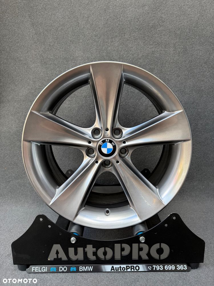 Oryginalne felgi BMW 19 5x120 e60 3 F30 F32 F36 alufelgi Styling 128 8.5j ET18 F10 Z3 Z4 E46 X1 X3 E83 E90 F34 GT F01 F12 F20 F22 E87 E81 JR Shadow Chrome grafit Radom oryginał wklęsłe concave - 1