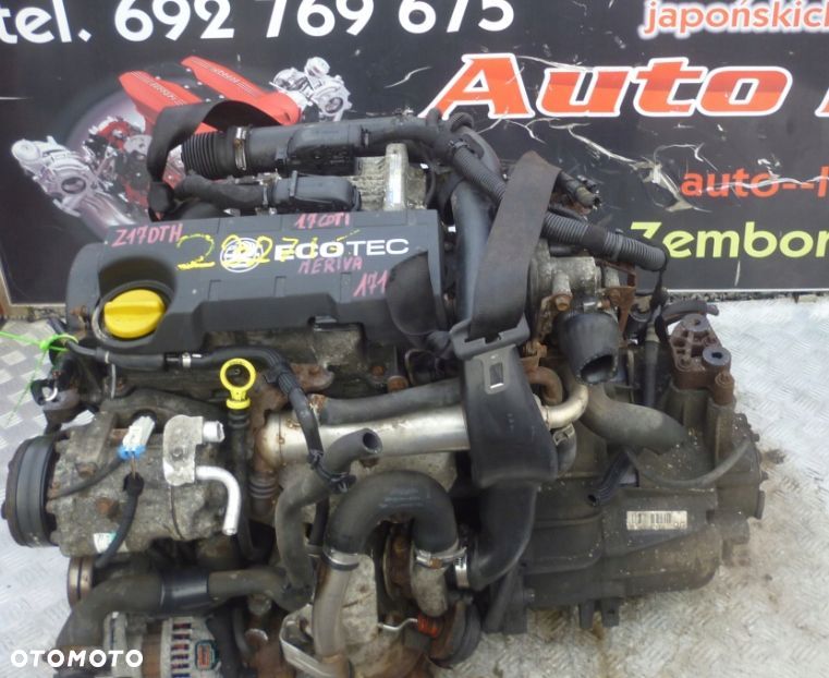 SILNIK KOMPLETNY OPEL MERIVA 1.7 CDTI Z17DTH 171 TYS - 1