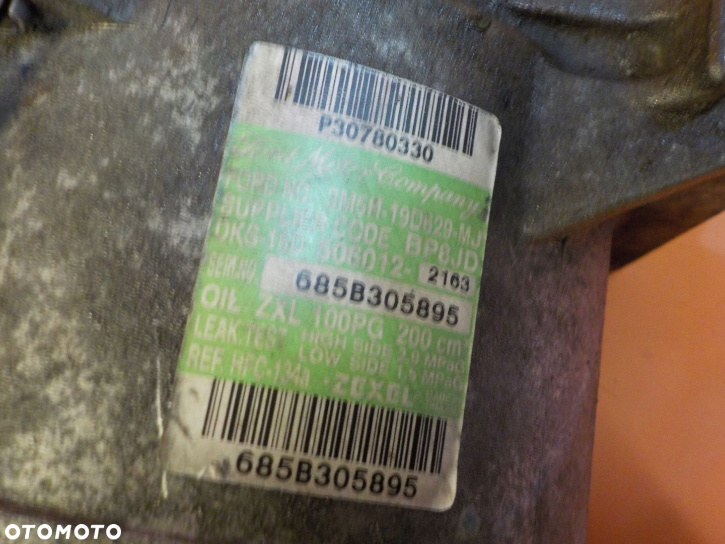 VOLVO C70 V50 S40 2.4 D5 08r 180KM D5244T8 sprezarka klimatyzacji P30780330 - 6