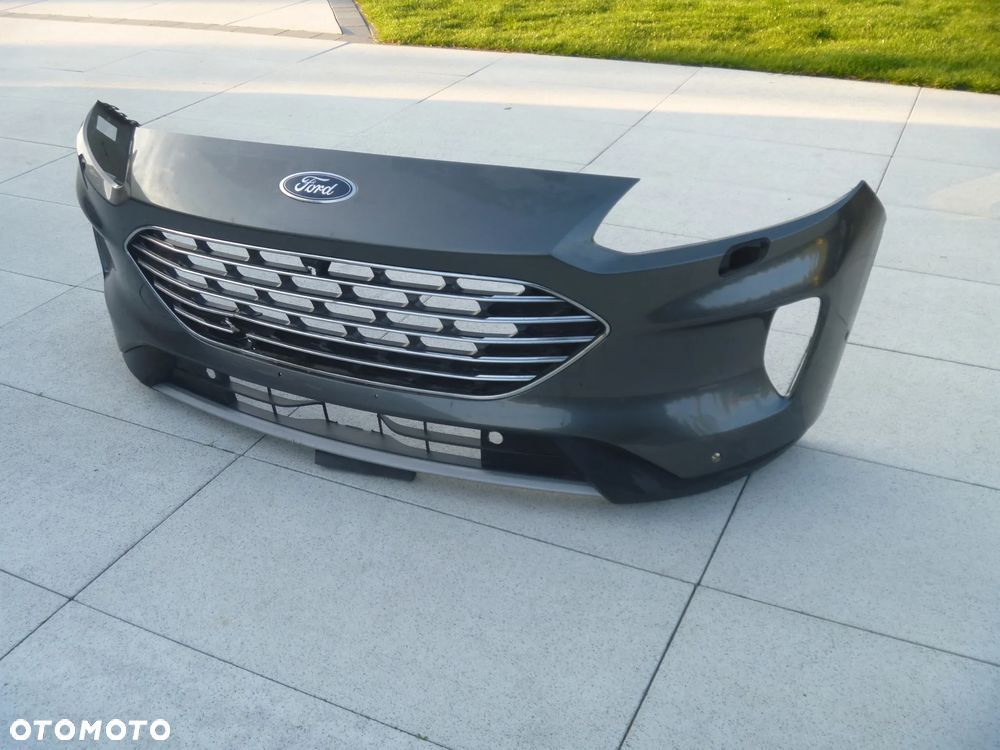 FORD KUGA MK3 ZDERZAK PRZEDNI ZWYKŁY KRATKA ORYGINAŁ ŁADNY - 4
